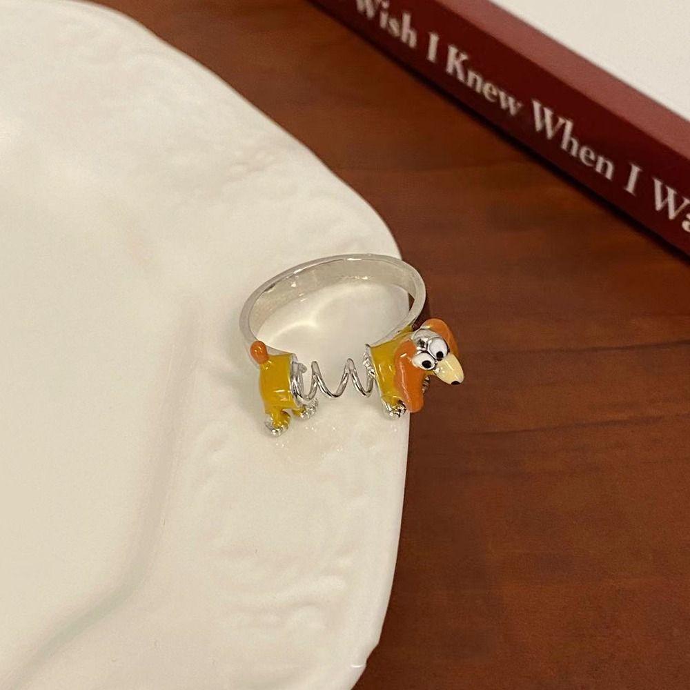 Vòng Tay MARTIN1 Bằng Hợp Kim Hình Cún Hoạt Hình Dễ Thương Có Thể Điều Chỉnh Phong Cách Đường Phố Hàn Quốc