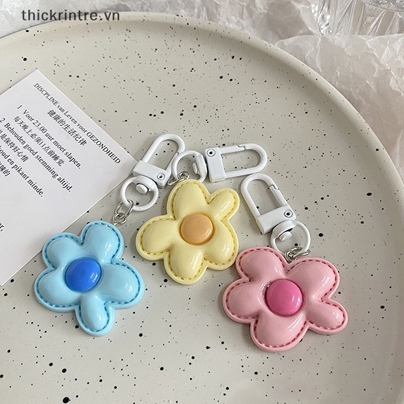 Móc Khóa Hình Bông Hoa Màu Kẹo Dễ Thương Dùng Làm Móc Khóa / Túi Xách / Móc Khóa DIY