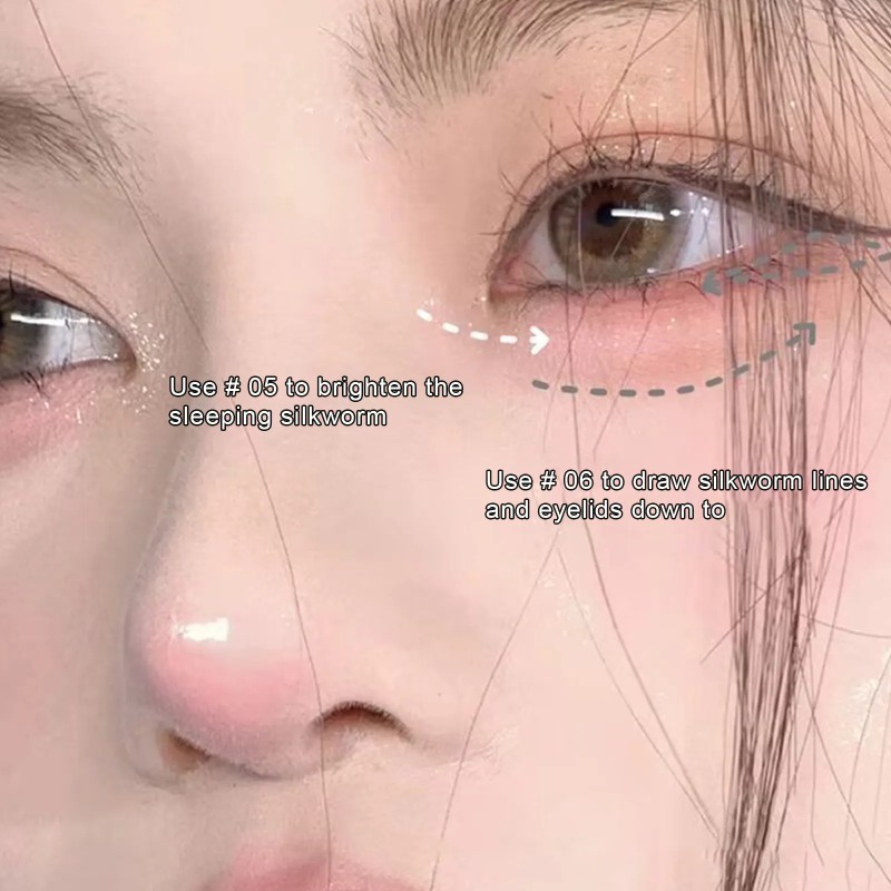 Phấn Mắt / Bút Kẻ Mắt Ánh Nhũ / Lì Mịn Mượt Trang Điểm Lâu Trôi