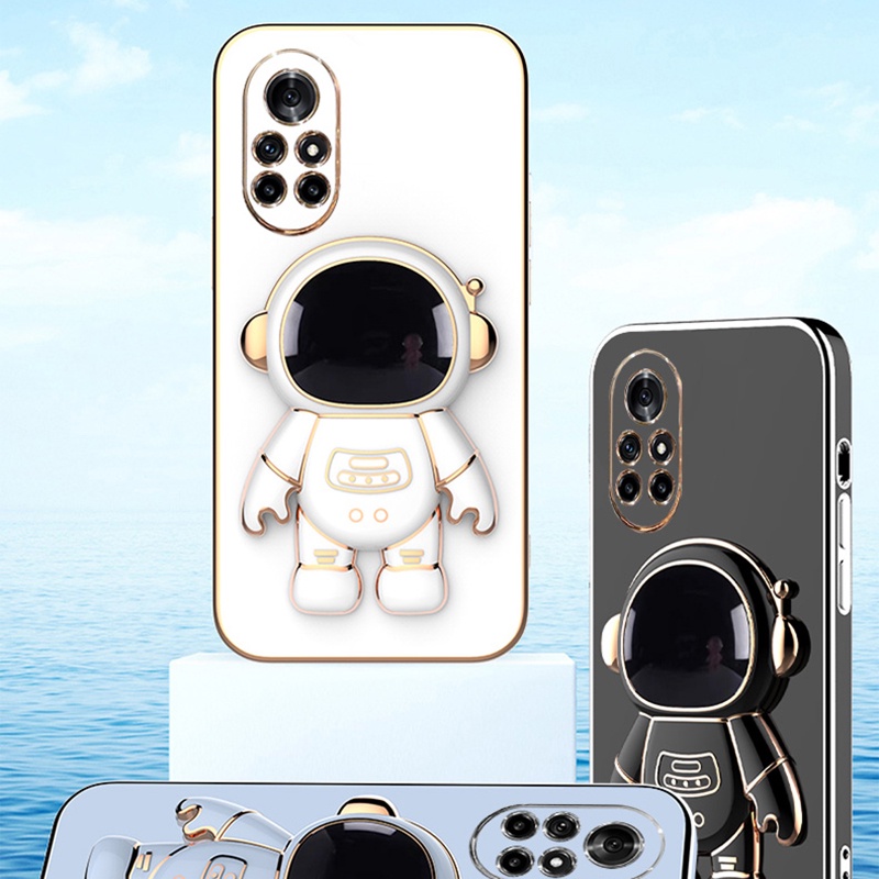 Ốp Điện Thoại Silicone Mềm Đế Đứng In Hình Phi Hành Gia Cho OPPO Reno 10 Pro Plus 5G