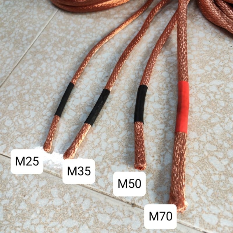 Dây đồng trần bện M25, M35, M50, M70 chế máy hàn cell pin