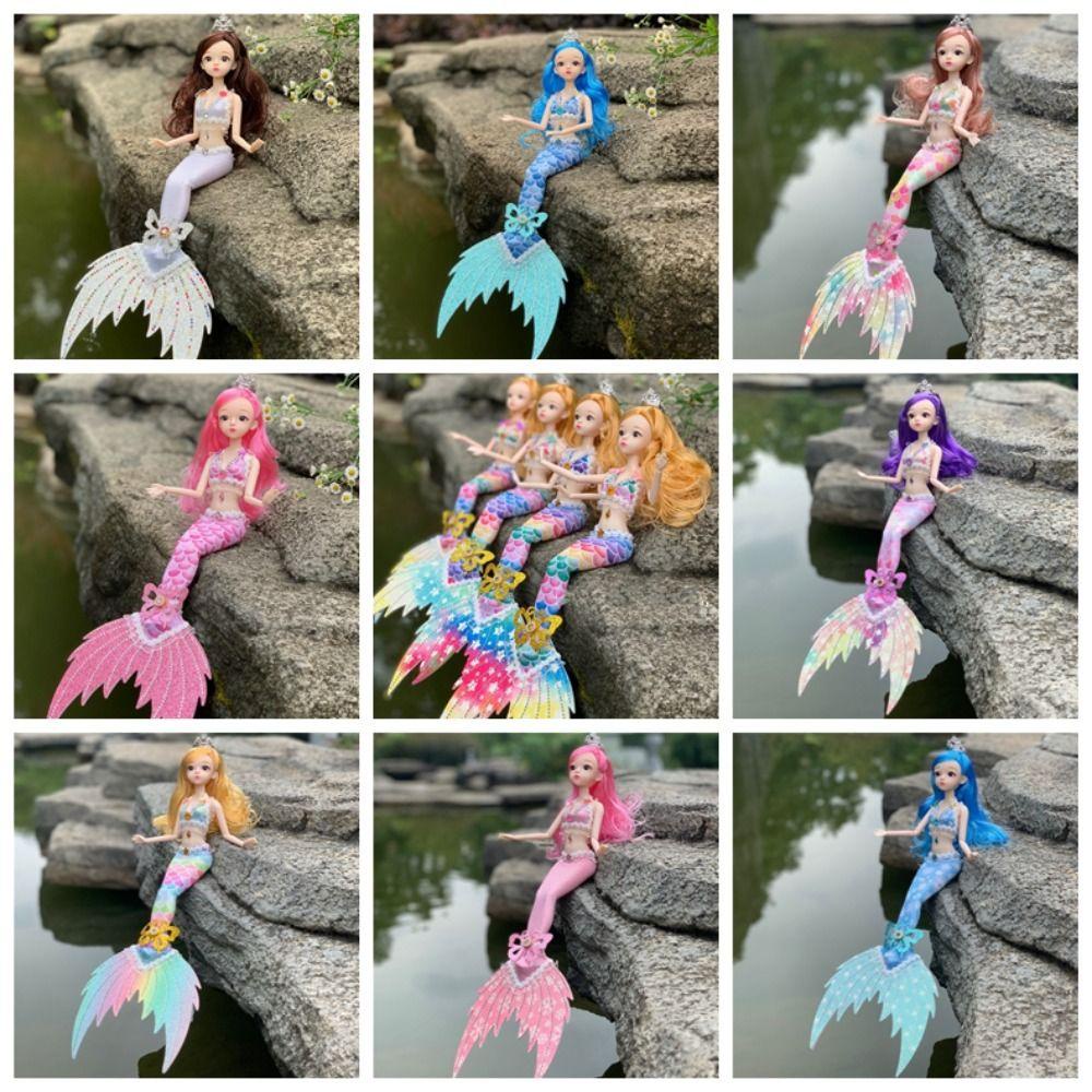 Búp Bê Nàng Tiên Cá BJD 3D Có Thể Tháo Rời