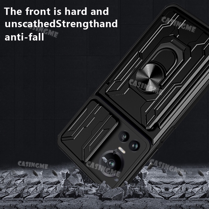 Ốp Điện Thoại Dạng Giáp Chống Sốc Có Vòng Đỡ Nam Châm Cho Oppo Reno 10 5G 2023 Reno 10 Reno10 Pro Reno10Pro 5G