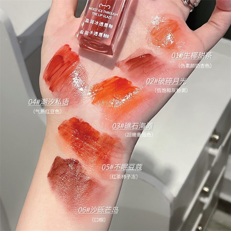 Son Môi ABPOPA Ge BEAR Dưỡng Ẩm Lâu Phai Thiết Kế Vỏ Son Hình Que Kem Xinh Xắn