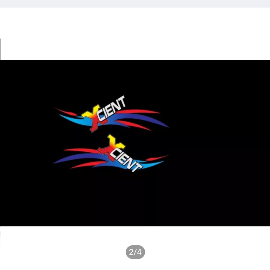 Cặp Tem xcient dán hông cửa xe tải, xe ben