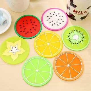 [HCM] Đế Lót Ly Dày Hình Trái Cây Đáng Yêu Bền (9cm)-Fashinrandy