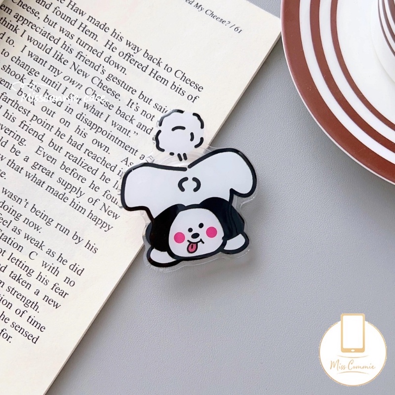 Giá Đỡ Điện Thoại Hình Thú Cưng / Mèo / Bươm Bướm 3D Phong Cách Hàn Quốc Dễ Thương