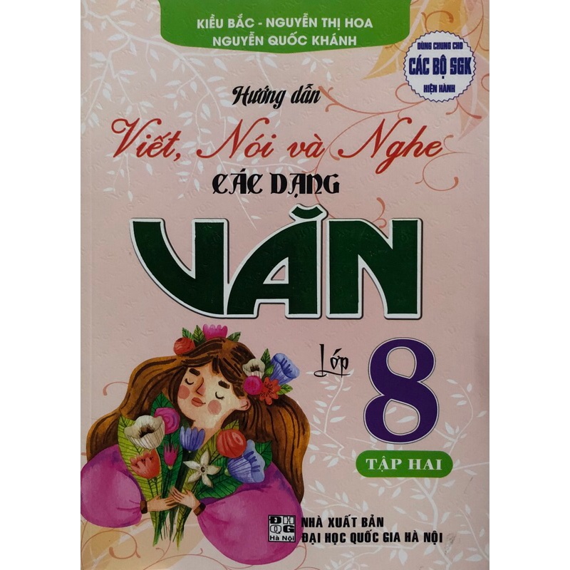 Sách - Hướng dẫn Viết, Nói và Nghe các dạng Văn Lớp 8