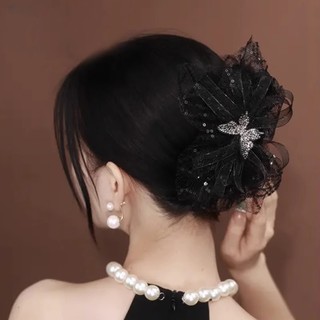 Kẹp tóc nơ đính đá thời trang cho nữ