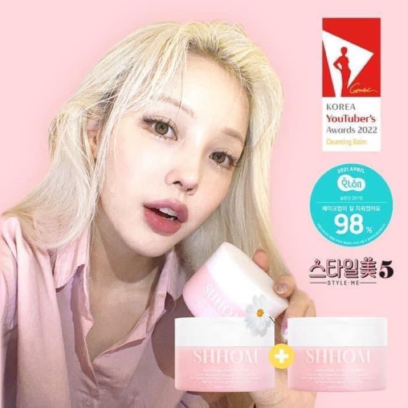 Sáp tẩy trang thuần chay#SHHOM Vegan Cleansing Balm 60ml | camky18