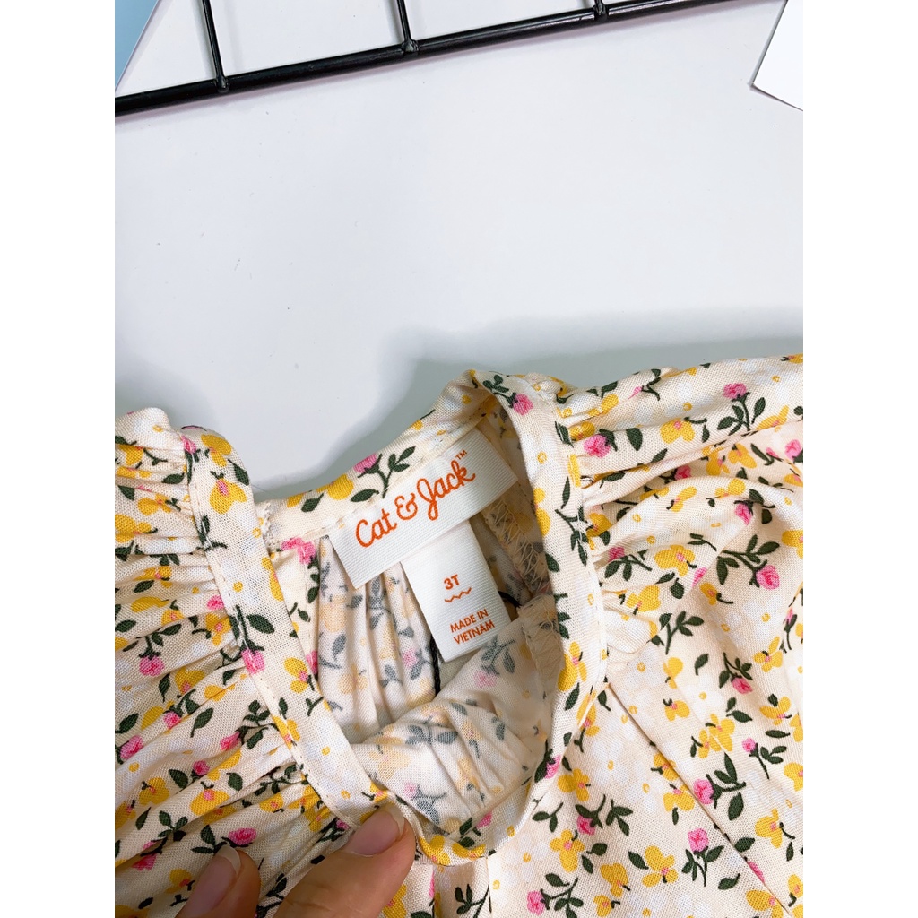 Đầm hoa nhí bé gái Cat & Jack mùa hè hoa nhí trẻ con S77.SP011833