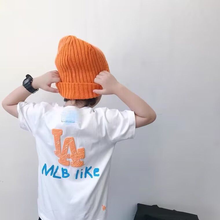 ny in cotton t-shirt quần áo trẻ em quần áo trẻ em dành cho người lớn quần áo cha mẹ-con ngắn tay áo dạo phố