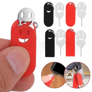Universal anti-lost sim card pin ejector / creative sim card removal tool / car keychain card pin / phone chip sim card khay mở
