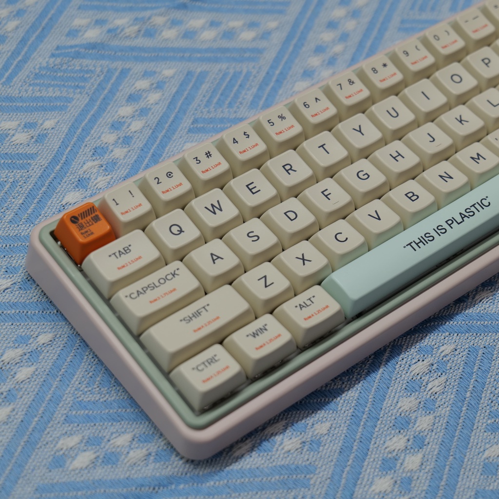 Retro Plastic Keycaps MDA Profile 7U Không Gian PBT Dye Sub Bàn Phím Cơ Keycap