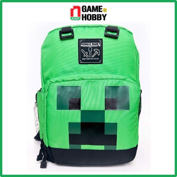 BA LÔ MINECRAFT CREEPER ĐỰNG CẶP SÁCH, LAPTOP