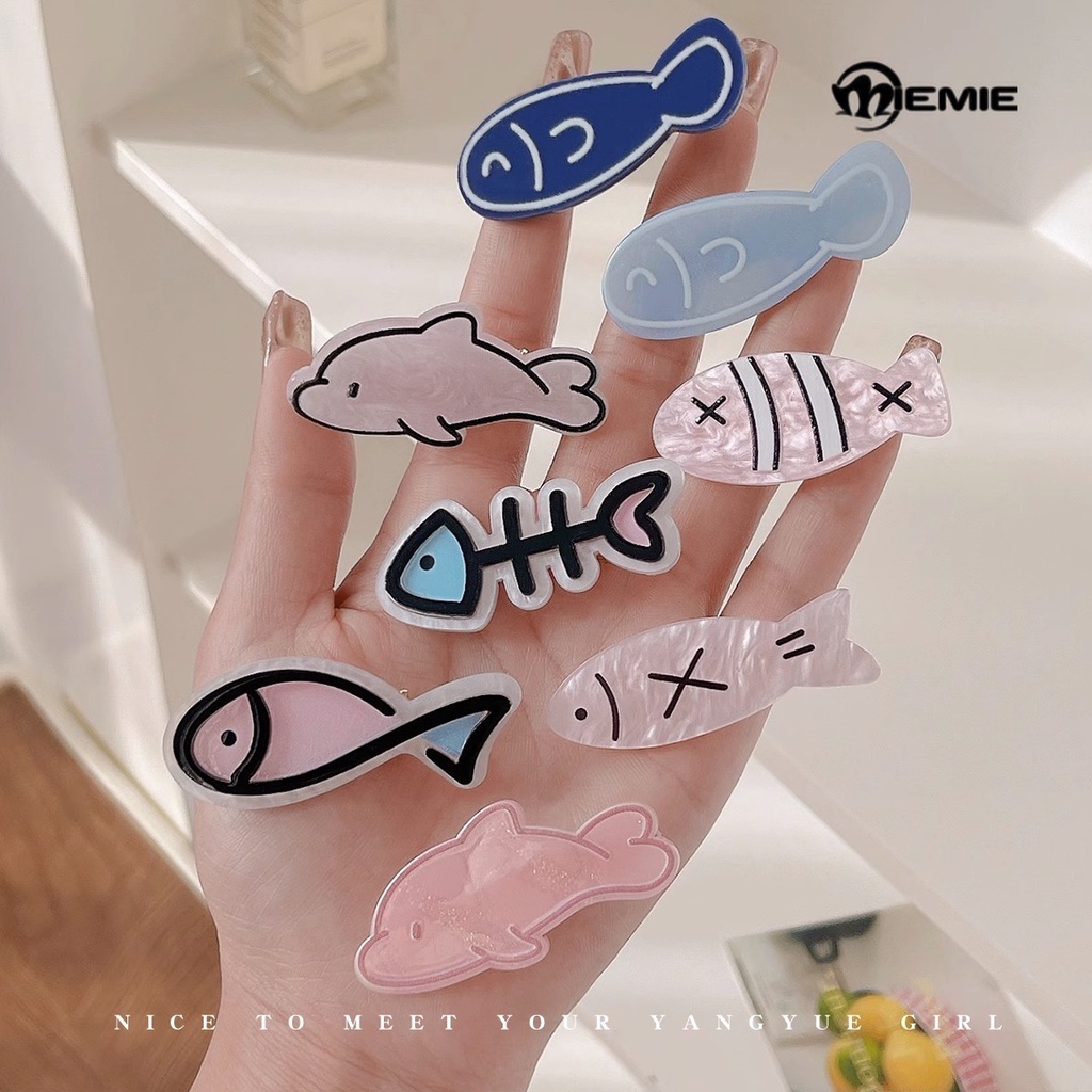 Cá!Cá!Cá Chép!!!!! Kẹp Tóc Hình Xương Cá Nhỏ Dễ Thương Thời Trang Năm 2023 Cho Nữ