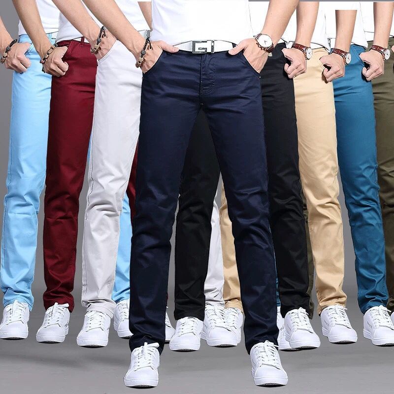 Quần Dài Dáng Ôm Phong Cách Hàn Quốc Thời Trang Mùa Hè Cho Nam HZFMC4052