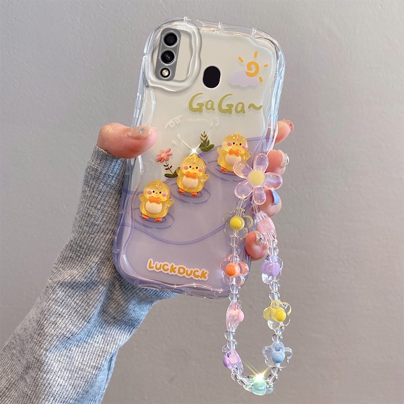 Ôp Điện Thoại Dẻo Họa Tiết Hoạt Hình Kèm Búp Bê Dễ Thương Cho samsung a30 a20 a205 a305 m10s a52s a50s a30s a54 a34