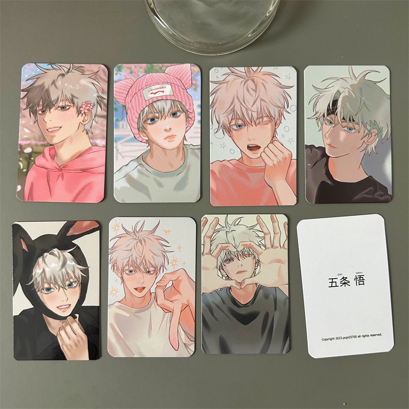 Ins korean popi same spell return battle 3 inch thẻ nhỏ đẹp trai doujin guzi