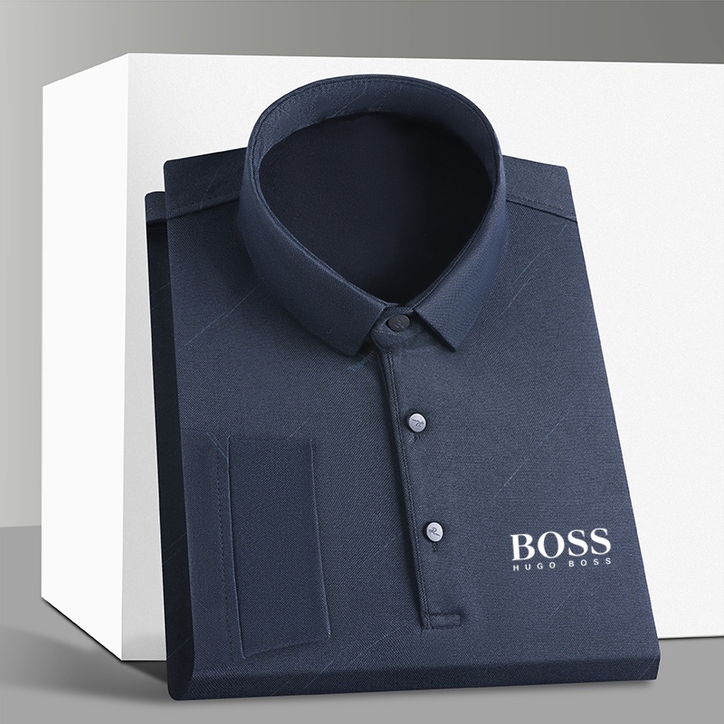 Áo Thun polo Sếp Tay Dài Xu Hướng Mới Xuân Thu Cho Nam