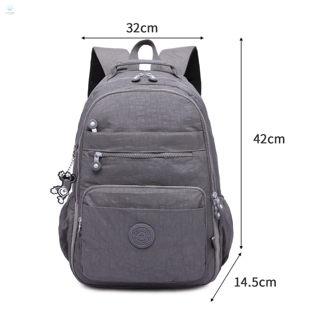 Nam nữ casual daypack classic carry-on backpack túi sách đi học dung lượng lớn
