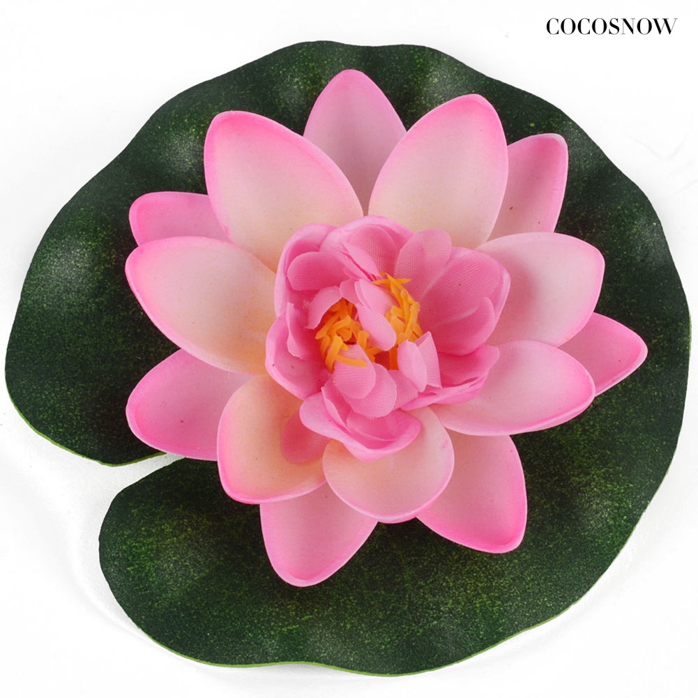 Hoa súng nhân tạo hoa sen nổi trang trí bể cá sân nhà