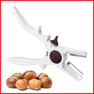 Nut sheller chestnut cracker đa chức năng kẹp hạt dẻ máy bóc vỏ nut máy cắt hạt óc chó kìm kim loại iadvn
