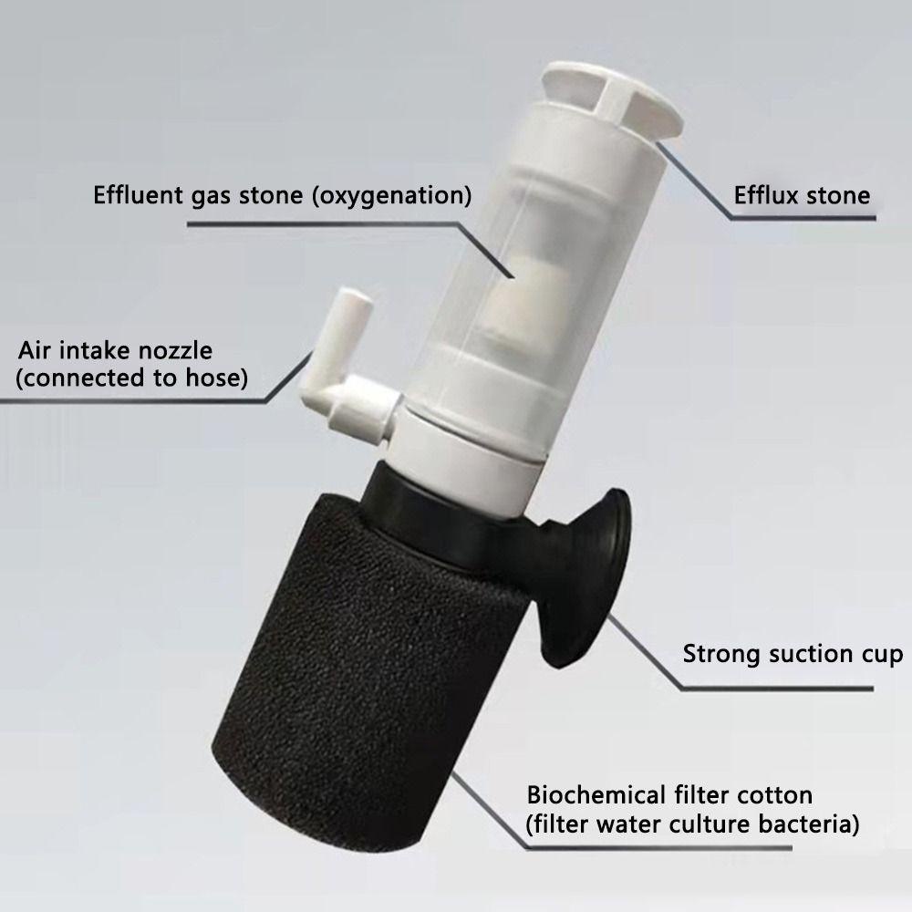 LONNGZHUAN Máy Lọc Nước Mini Siêu Êm Siêu Nhỏ Cho Bể Cá