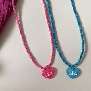 Ivy vòng cổ đơn giản trái tim mặt dây chuyền choker dây dệt vòng cổ thanh lịch vòng cổ công chúa choker