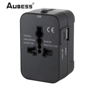 Aubess Aubess Phích cắm chuyển đổi Bộ chuyển đổi nguồn Gsm USB đa chức năng Ổ cắm chuyển đổi đa năng Ổ cắm chuyển đổi du lịch