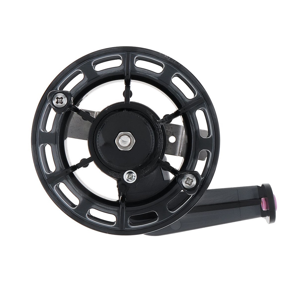 Siêu nhẹ 80 # 120 # cuộn câu cá tay phải bằng nhựa abs bánh xe câu cá trước đây bắn xa