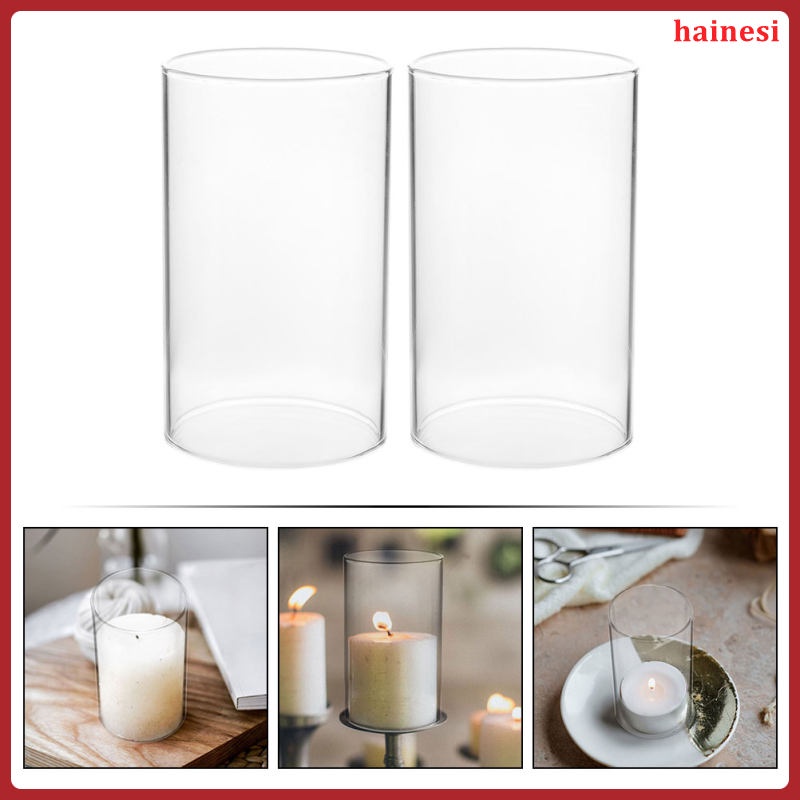 Clear candle cover holders pillar candles glass hộ gia đình đóng hộp thẳng hainesi.vn