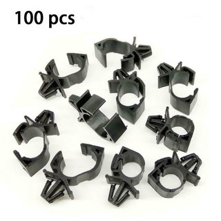 Car Auto Fixed Clip Kits Parts Plastic Practical Tie Wrap Clamp 100pcs/Set