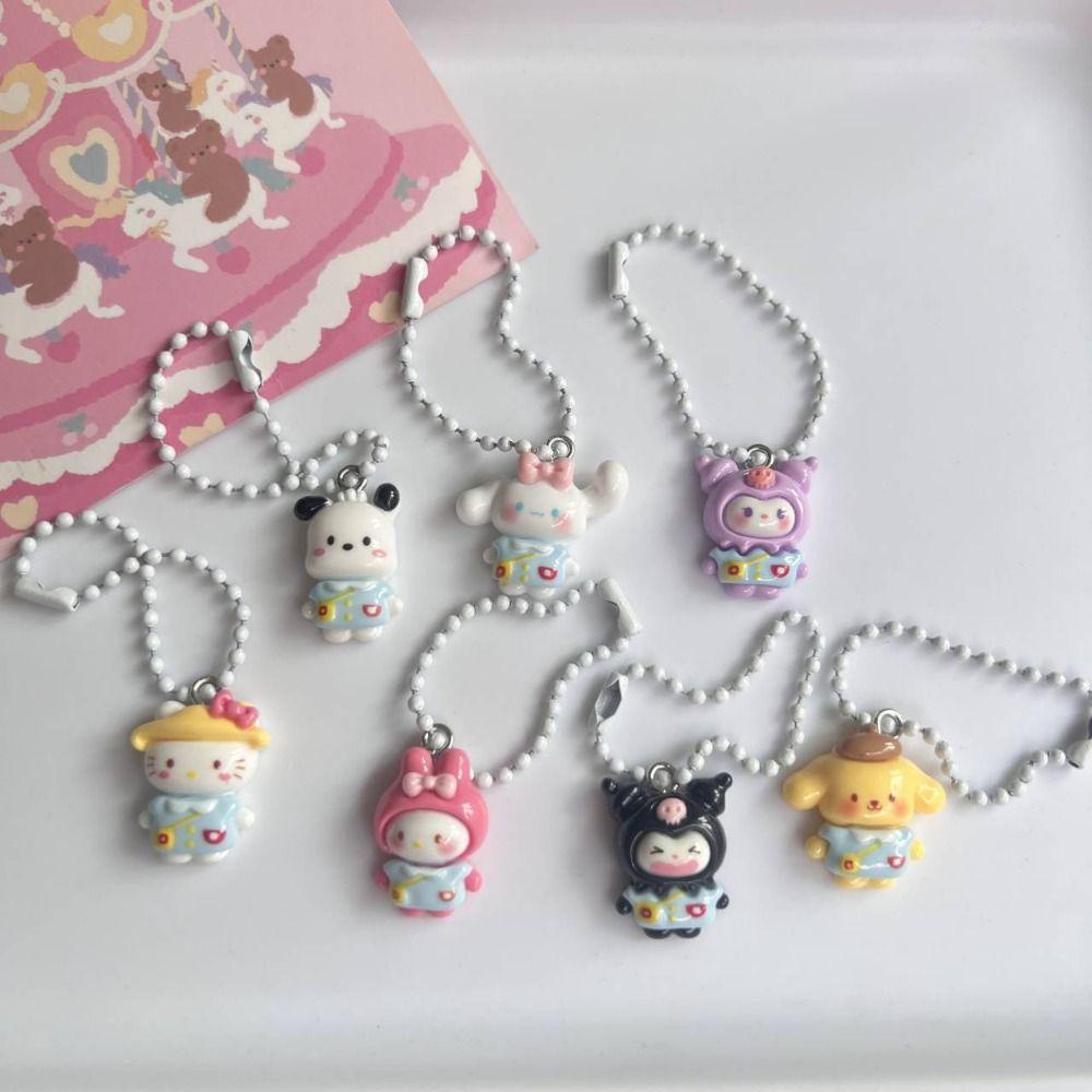 Shanrong kuromi Móc Khóa pachacco my melody cinnamoroll Thời Trang kt pompom purin