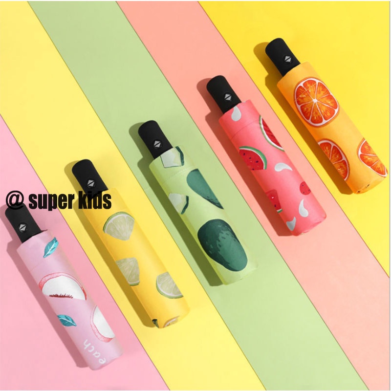 SUPER KIDS Tự động gấp ô che nắng mưa dù che nắng