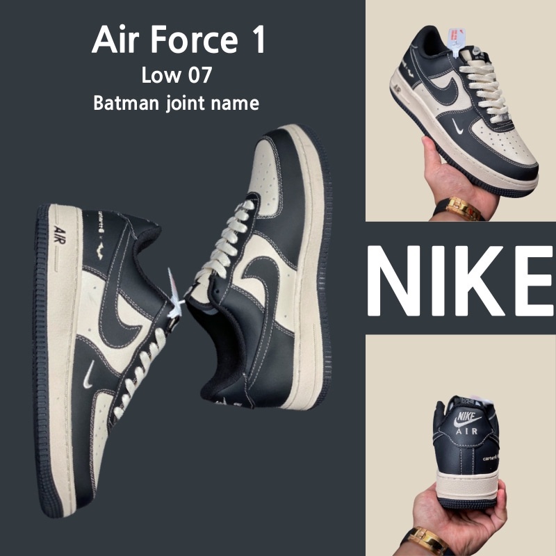 （Sản phẩm chính hãng）Nike Air Force 1 Low 07 Batman tên chung 100% nguyên bản giày thể thao giày chạy bộ