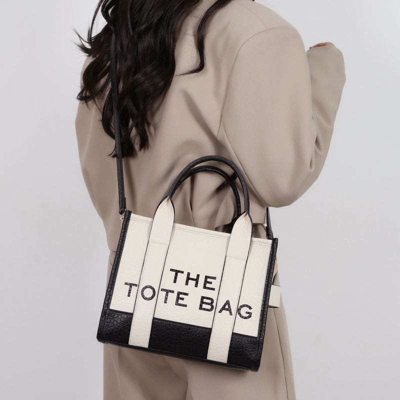 2023 mới hai màu pu letter pack túi nữ đeo vai messenger túi xách thời trang túi tote