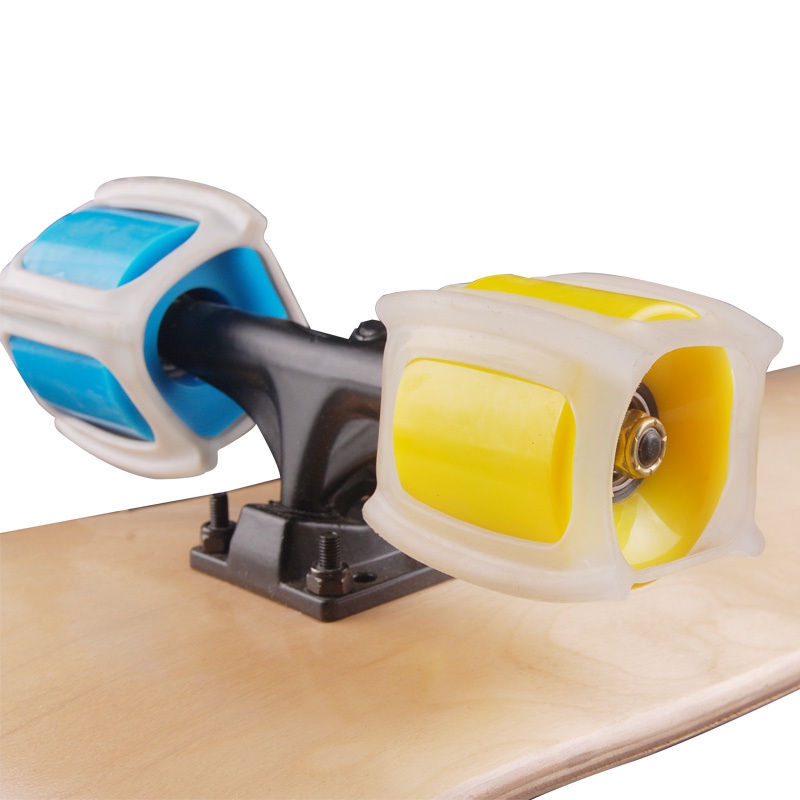 Bọc bánh xe ván trượt Đồ tạo tác nhảy cá heo Đồ Giữ Ollie Khóa bánh xe mô phỏng Ollie/Cán trượt ván 