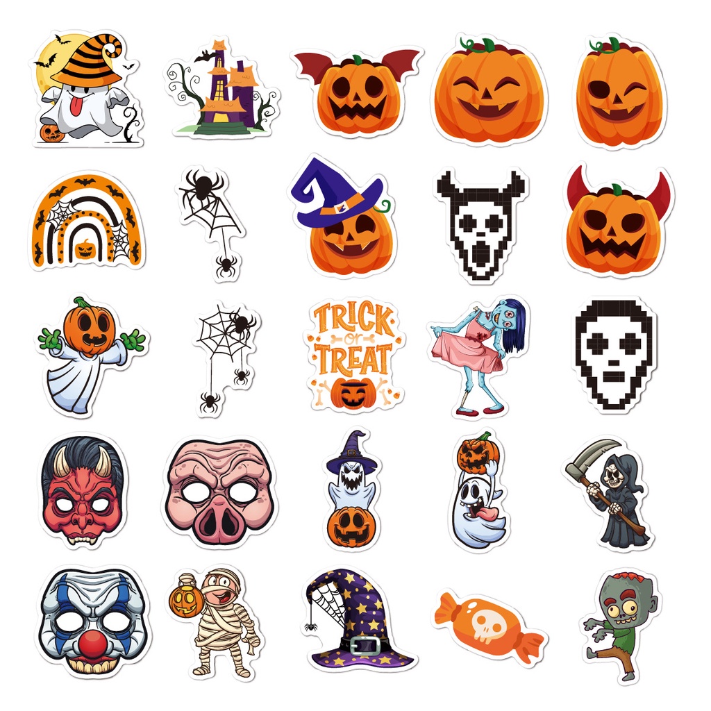 Không thấm nước halloween demon sticker trang trí sổ tay dán halloween