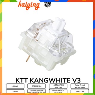 Kang white v3 switch kang white v3 linear pre lubricating oil kang white v3 switch ktt kang white v3 linear 124 3 chân cho công tắc bàn phím cơ kang w