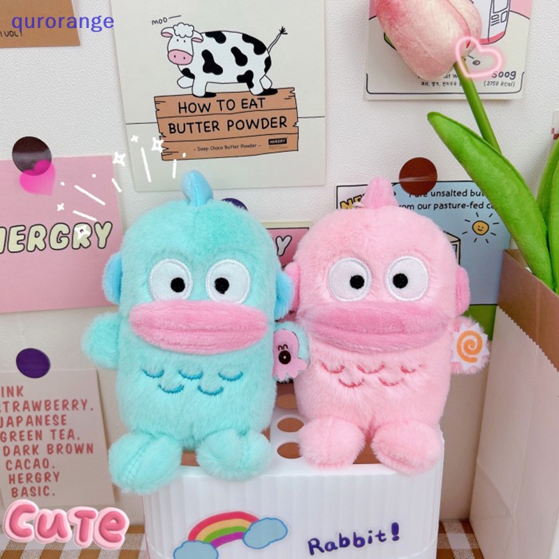 Qurange phim hoạt hình dễ thương hunton cá hề nhồi bông mềm búp bê móc khóa anime kawaii túi đồ chơi sang trọng mặt dây chuyền trang trí cho bé gái quà tặng sinh nhật ror