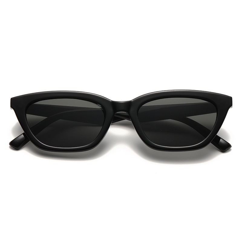 Bản lề kim loại kính mắt mèo chất lượng cao âu mỹ mắt mèo thời trang kính râm kính râm nam high-end gọng nhỏ retro chụp ảnh đường phố cặp đôi kính uv