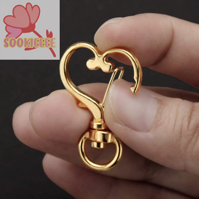 Set 10 Móc Khóa Hình Trái Tim Rỗng diy