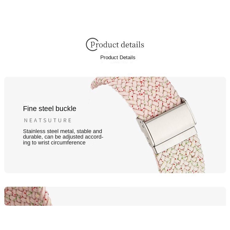 Thích hợp cho samsung galaxy watch 6 4 4 43mm 47mm 40mm 44mm dây đeo nylon dệt thích hợp cho hoạt động 2 3 màu chặn dây đeo dệt