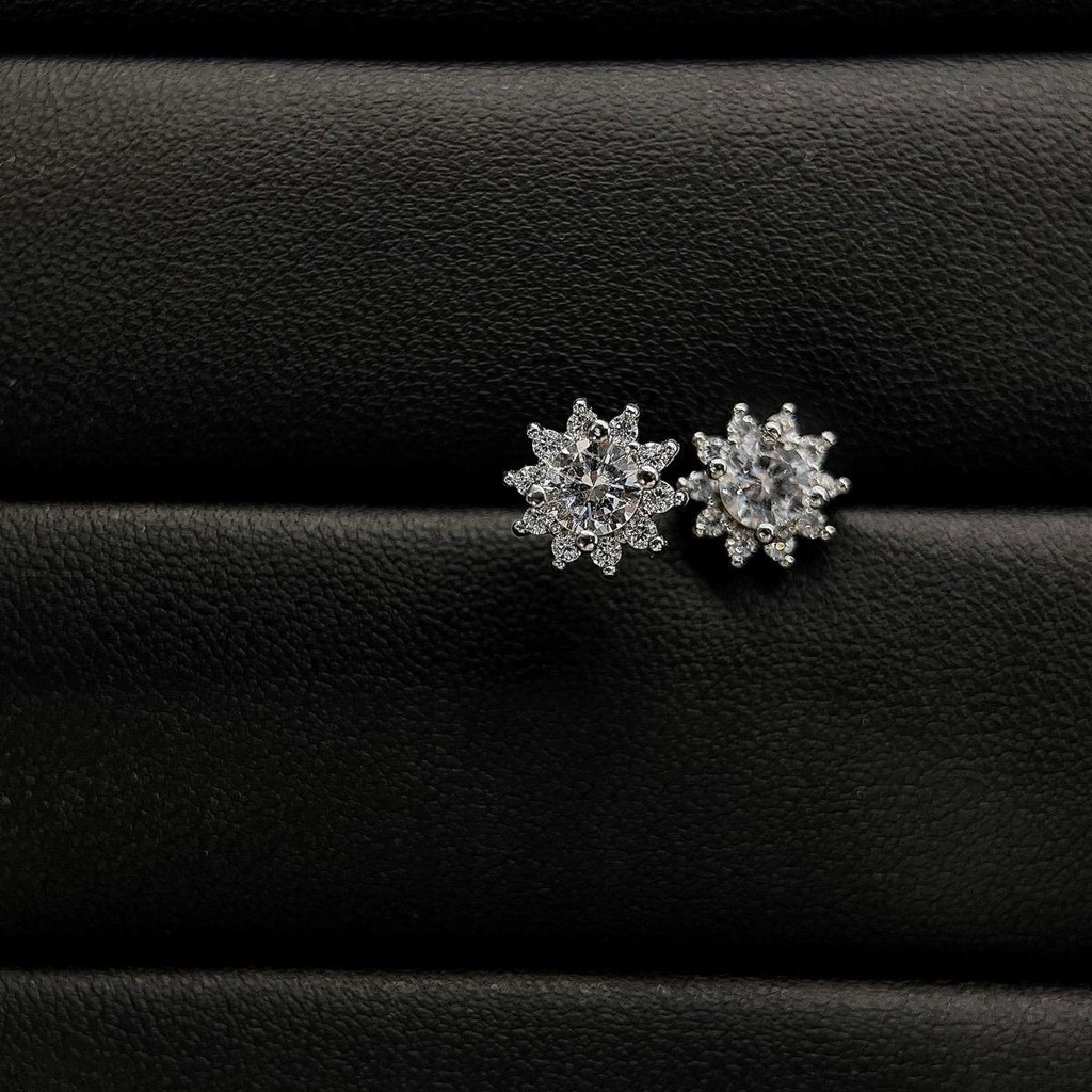 Bông tai nụ hoa đ.á 7mm