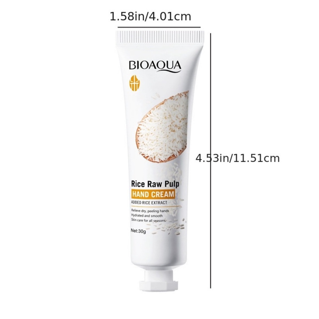 30g rice plasma hand cream vào mùa thu và mùa đông kem dưỡng ẩm khô nứt nẻ dưỡng ẩm, nuôi dưỡng, sửa chữa và săn chắc