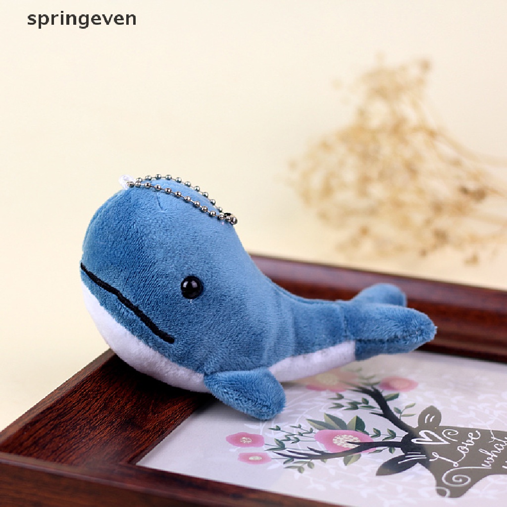 Cá Voi Nhồi Bông Mềm Mại Trang Trí Móc Khóa