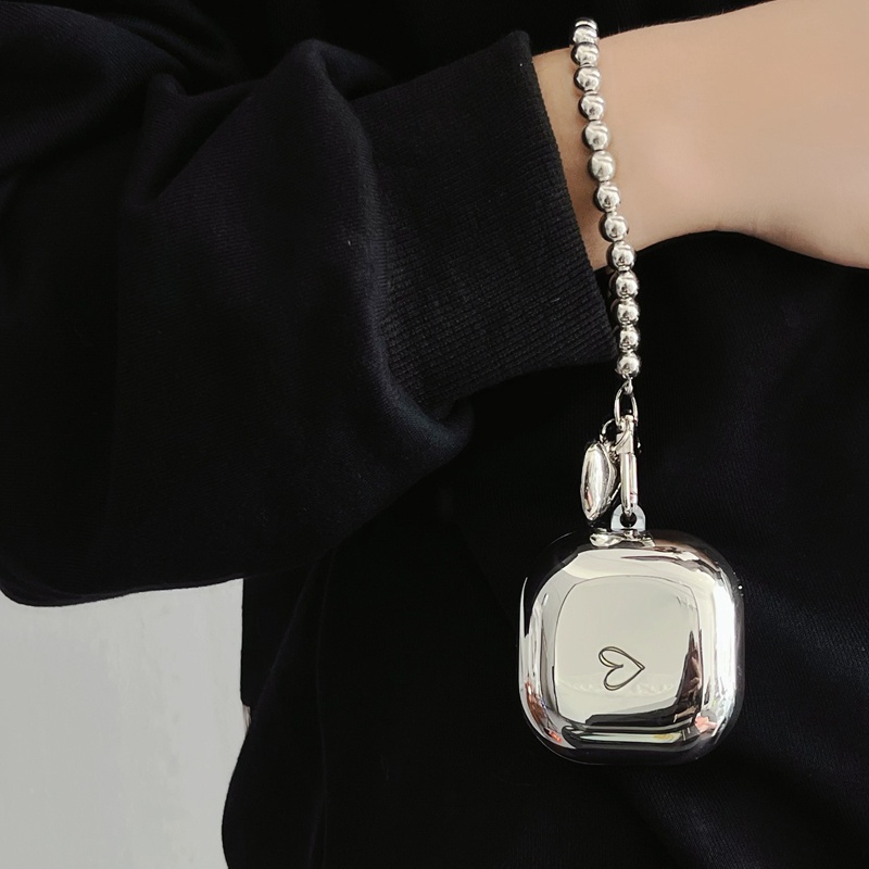 Sang Trọng Vỏ Bảo Vệ Hộp Sạc Tai Nghe samsung galaxy Buds 2 / Buds Live / Buds FE / Buds2 Pro / Buds Pro Bằng tpu Mềm Hình Gấu Phi Hành Gia Kèm Móc Khóa