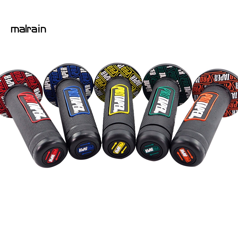 1 Cặp Vỏ Bọc Tay Lái Xe Máy Bằng Cao Su 7 / 8 Inch 22mm