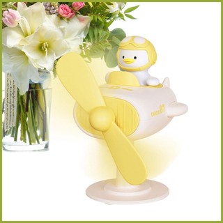 Quạt mini để bàn hình vịt vàng dễ thương sạc cổng usb